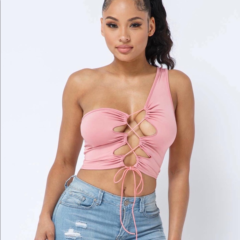 Tie up crop top